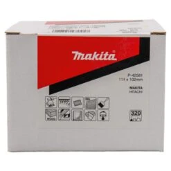 Makita P-42581 Schuurvel 114x102 K320 White Velcro -Aanbiedingen Tool Gigant Winkel P 42581 C1N1