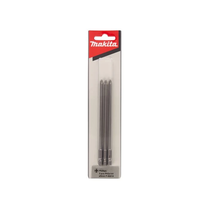 Makita P-66818 Schroefbit PH2x141x5mm 3 Makita P-66818 Schroefbit PH2x141x5mm - Afbeelding 3