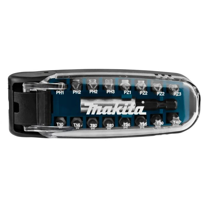 Makita P-79778 Schroefbitset 17-delig 1 Makita P-79778 Schroefbitset 17-delig