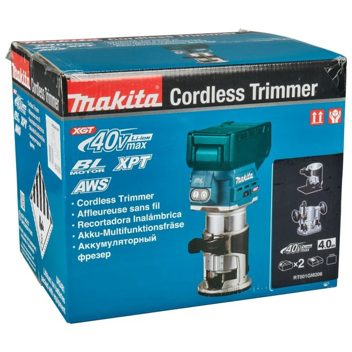 Makita RT001GM206 40 V Max Boven- En Kantenfrees 10 Makita RT001GM206 40 V Max Boven- En Kantenfrees - Afbeelding 10