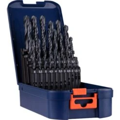 Rotec Spiraalborenset '100', DIN338, Type N, 25-dlg, ø1-13 ABS