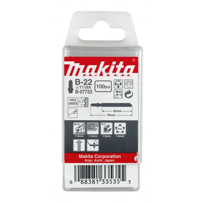 Makita B-07733 Decoupeerzgb M+A 52mm T118A 3 Makita B-07733 Decoupeerzgb M+A 52mm T118A - Afbeelding 3
