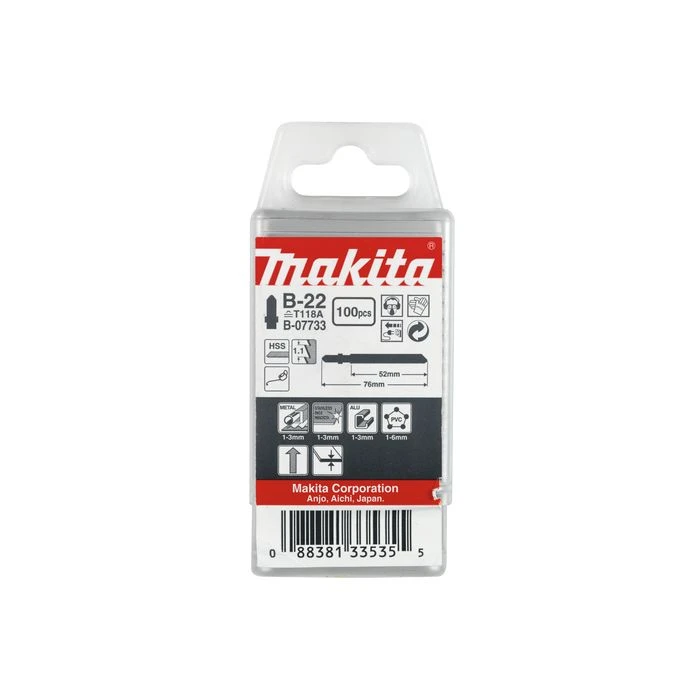 Makita B-07733 Decoupeerzgb M+A 52mm T118A 2 Makita B-07733 Decoupeerzgb M+A 52mm T118A - Afbeelding 2