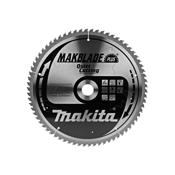 Makita B-08735 Zaagb Q+C 305x30x2,5 70T 0g 2 Makita B-08735 Zaagb Q+C 305x30x2,5 70T 0g - Afbeelding 2