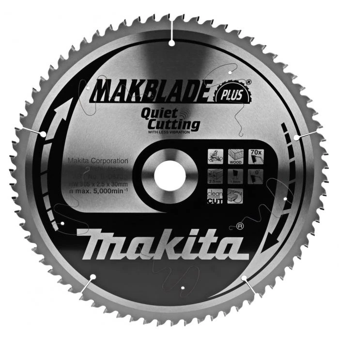 Makita B-08735 Zaagb Q+C 305x30x2,5 70T 0g 1 Makita B-08735 Zaagb Q+C 305x30x2,5 70T 0g