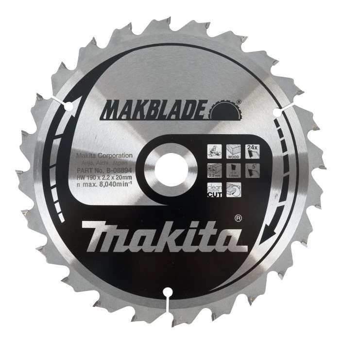 Makita B-08931 Zaagb Hout 260x30x2,3 32T 5g 5 Makita B-08931 Zaagb Hout 260x30x2,3 32T 5g - Afbeelding 5
