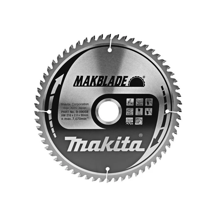 Makita B-09058 Zaagb Hout 216x30x2,1 60T 5g 2 Makita B-09058 Zaagb Hout 216x30x2,1 60T 5g - Afbeelding 2