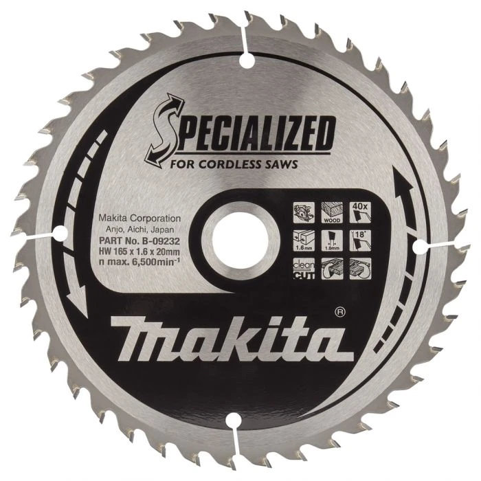 Makita B-09232 Zaagblad Hout 2 Makita B-09232 Zaagblad Hout - Afbeelding 2