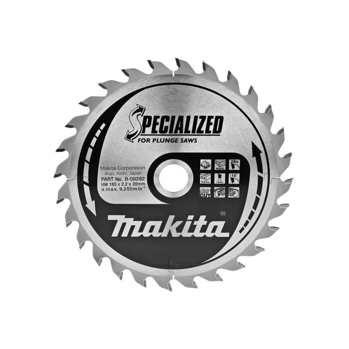 Makita B-09282 Invalzaagblad Hout 2 Makita B-09282 Invalzaagblad Hout - Afbeelding 2