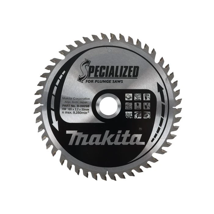 Makita B-09298 Invalzaagblad Hout 2 Makita B-09298 Invalzaagblad Hout - Afbeelding 2