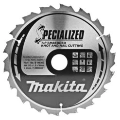 Makita B-09363 Cirkelzaagblad Hout (noest/spijker)