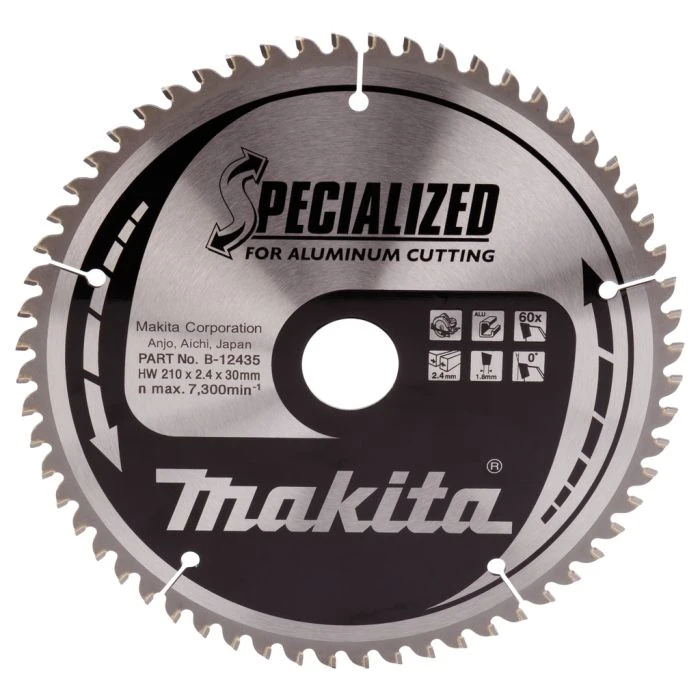 Makita B-12435 Cirkelzaagblad Aluminium 1 Makita B-12435 Cirkelzaagblad Aluminium