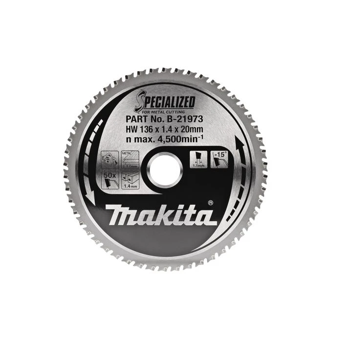 Makita B-21973 Cirkelzaagblad Dun Plaatstaal 2 Makita B-21973 Cirkelzaagblad Dun Plaatstaal - Afbeelding 2