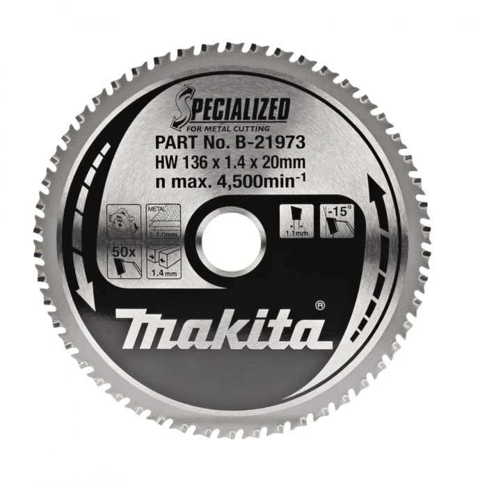 Makita B-21973 Cirkelzaagblad Dun Plaatstaal 1 Makita B-21973 Cirkelzaagblad Dun Plaatstaal