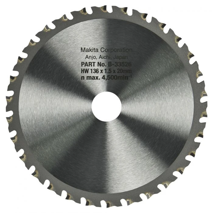 Makita B-33526 Cirkelzaagblad Zacht Staal 3 Makita B-33526 Cirkelzaagblad Zacht Staal - Afbeelding 3