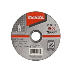 Makita B-45331 Doorslijpschijf 125x22,23x1,0mm Aluminium