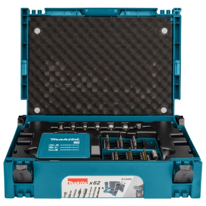 Makita B-53908 Boor-/schroefbitset 62-delig 2 Makita B-53908 Boor-/schroefbitset 62-delig - Afbeelding 2