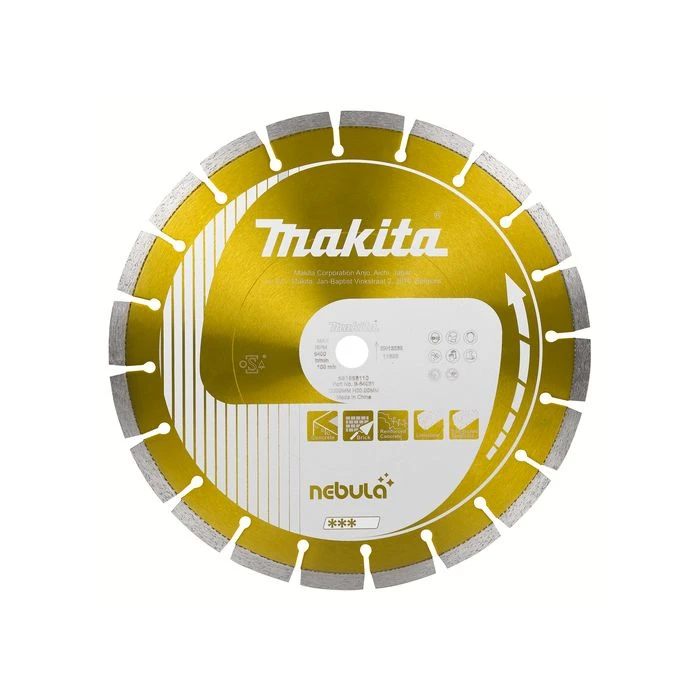 Makita B-54031 Diamantschijf 300x20x2,8mm Oranje 2 Makita B-54031 Diamantschijf 300x20x2,8mm Oranje - Afbeelding 2