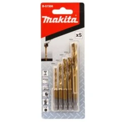 Makita B-57308 Metaalborenset HSS-TiN 5-delig -Aanbiedingen Tool Gigant Winkel b 57308