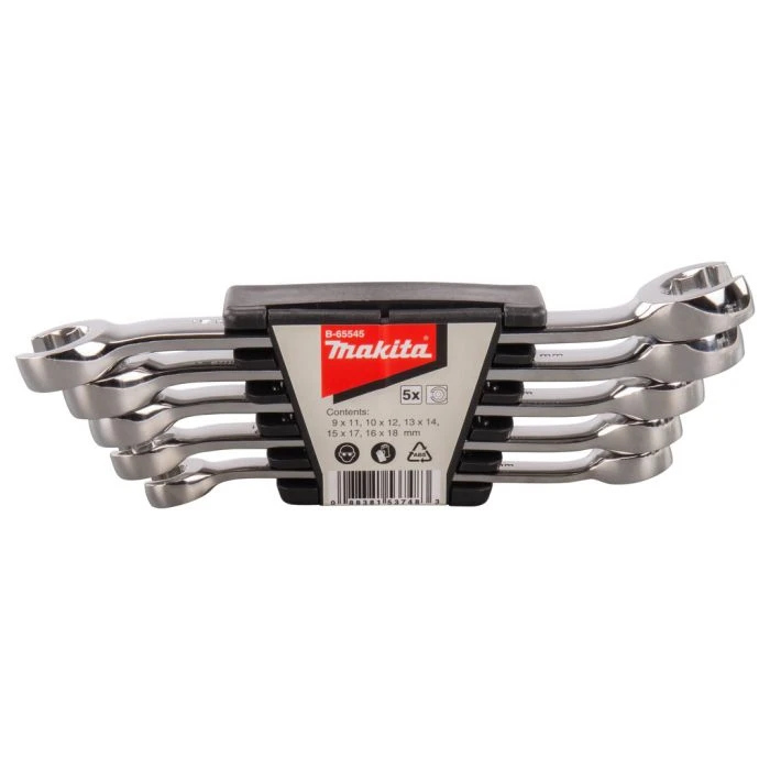 Makita B-65545 Ringsleutelset Open 5-delig 1 Makita B-65545 Ringsleutelset Open 5-delig
