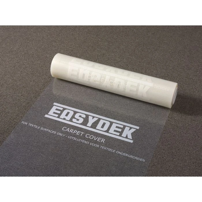 Easydek Carpet Cover Afdekfolie 600mm X 60m 100mu Transparant 2 Easydek Carpet Cover Afdekfolie 600mm X 60m 100mu Transparant - Afbeelding 2