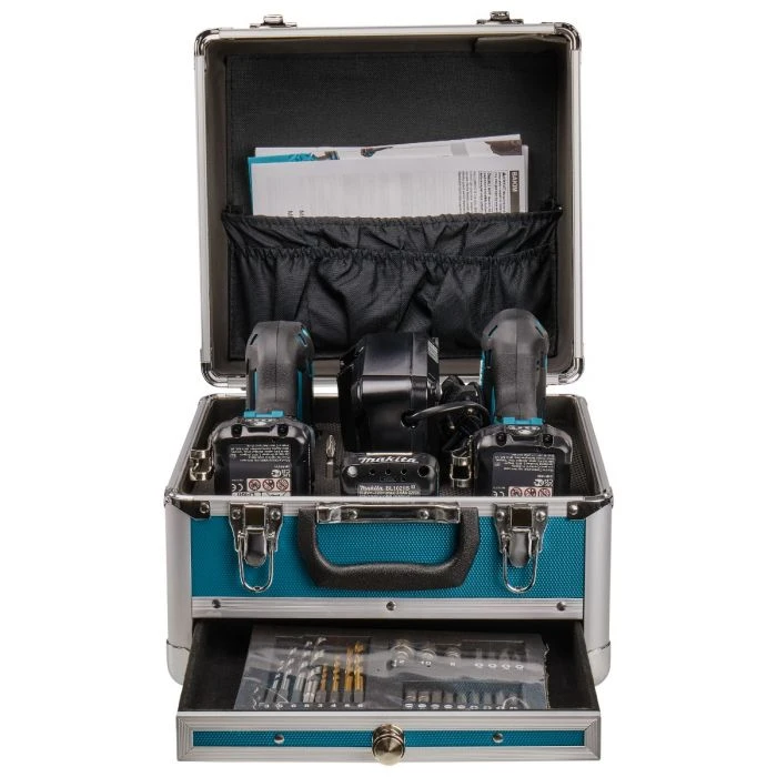 Makita CLX228SAX2 12 V Max Combiset (klop)boren En (slag)schroeven 9 Makita CLX228SAX2 12 V Max Combiset (klop)boren En (slag)schroeven - Afbeelding 9