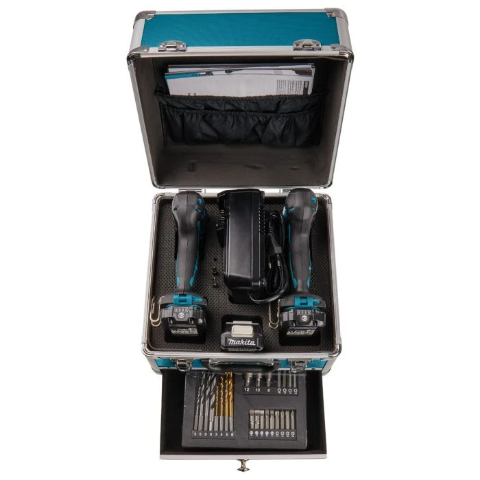 Makita CLX228SAX2 12 V Max Combiset (klop)boren En (slag)schroeven 11 Makita CLX228SAX2 12 V Max Combiset (klop)boren En (slag)schroeven - Afbeelding 11