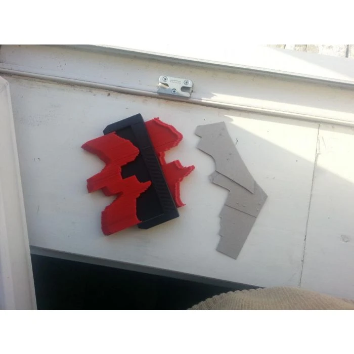 Makita 7Industries Contourmal, Profielmal Kunststof 254mm 2 Makita 7Industries Contourmal, Profielmal Kunststof 254mm - Afbeelding 2