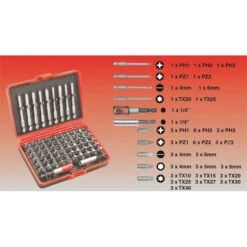 CONNEX BITSSET (MAXI VERSIE) 71dlg BOX -Aanbiedingen Tool Gigant Winkel coxb973971iha1