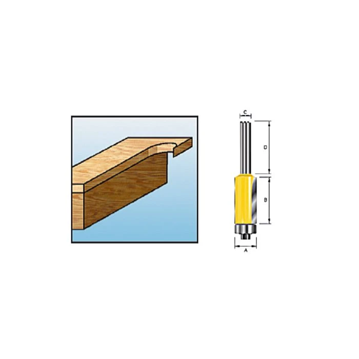Makita D-09472 Kantenfrees+lag 9,53 S6 2 Makita D-09472 Kantenfrees+lag 9,53 S6 - Afbeelding 2