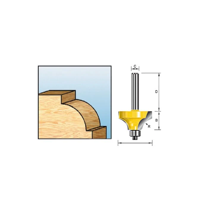 Makita D-09547 Kwartrondfr+lag R8 S6 2 Makita D-09547 Kwartrondfr+lag R8 S6 - Afbeelding 2