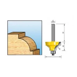 Makita D-11324 Kwartrondfr+lag R5 S8 -Aanbiedingen Tool Gigant Winkel d 11324