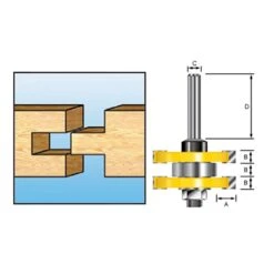 Makita D-12011 Groef/veerfrees+lag S8 -Aanbiedingen Tool Gigant Winkel d 12011