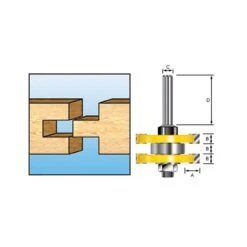 Makita D-12027 Groef/veerfrees+lag S12 -Aanbiedingen Tool Gigant Winkel d 12027