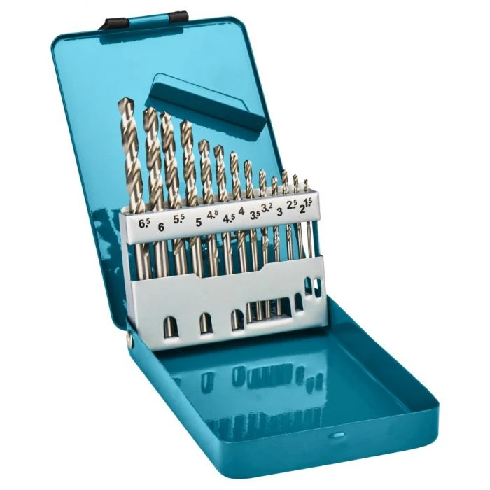 Makita D-54019 Metaalborenset 13-delig 1,5-6,5mm 6 Makita D-54019 Metaalborenset 13-delig 1,5-6,5mm - Afbeelding 6