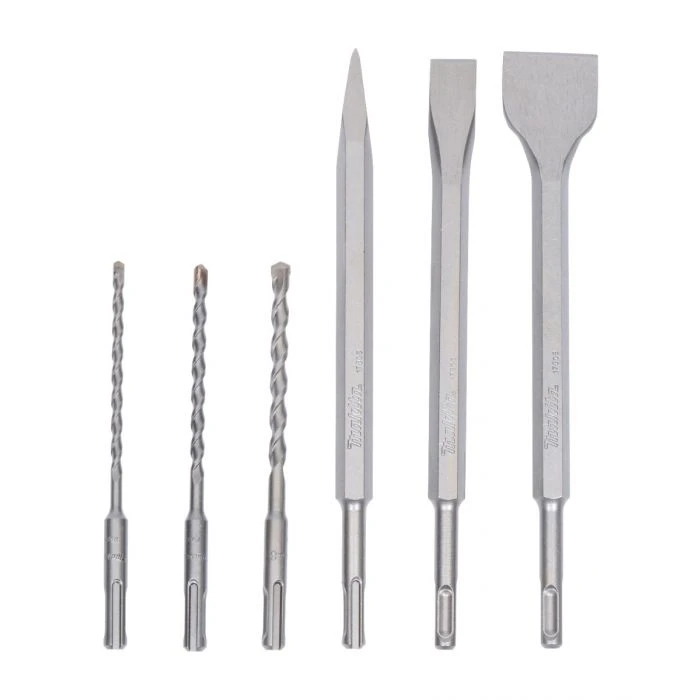 Makita D-58920 Boor-/beitelset 6-delig 1 Makita D-58920 Boor-/beitelset 6-delig