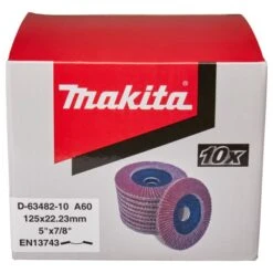 Makita D-63482-10 Lamellenschijf 125mm A60 9 Makita D-63482-10 Lamellenschijf 125mm A60 -Aanbiedingen Tool Gigant Winkel d 63482 10 c1n1