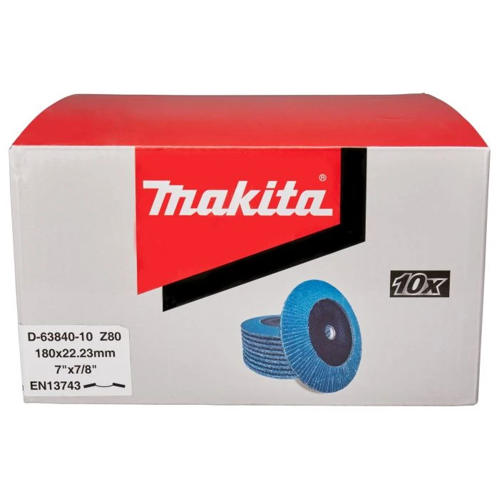 Makita D-63840-10 Lamellenschijf 180mm Z80 4 Makita D-63840-10 Lamellenschijf 180mm Z80 - Afbeelding 4