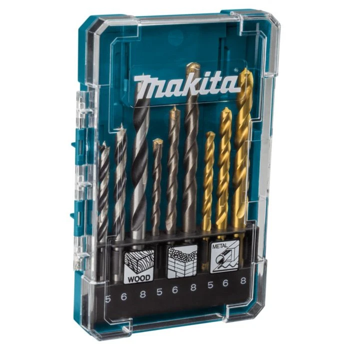 Makita D-71962 Borenset Steen/Hout/Metaal 9-delig 4 Makita D-71962 Borenset Steen/Hout/Metaal 9-delig - Afbeelding 4