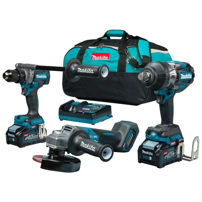 Makita DK0158G301 40 V Max Combiset Boren, (slag)schroeven, Bevestigen En Slijpen 1 Makita DK0158G301 40 V Max Combiset Boren, (slag)schroeven, Bevestigen En Slijpen