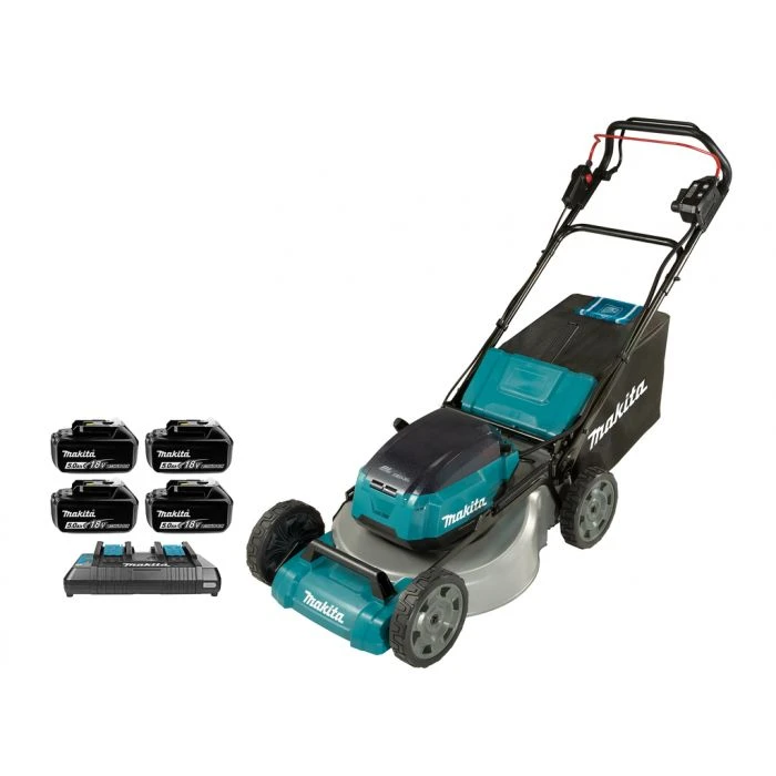 Makita DLM536PT4 LXT 2x18 V Accu Grasmaaier 53 Cm 2 Makita DLM536PT4 LXT 2x18 V Accu Grasmaaier 53 Cm - Afbeelding 2