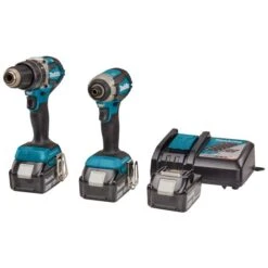 Makita DLX2180TJ1 18 V Combiset Voor Allround (klop)boor- En (slag)schroefklussen -Aanbiedingen Tool Gigant Winkel dlx2180tj1 c2r0 s101 1