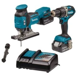 Makita DLX2355TJ 18 V Combiset Voor Boor- En Schroefwerk En Zagen -Aanbiedingen Tool Gigant Winkel dlx2355tj c2r0 s101 1