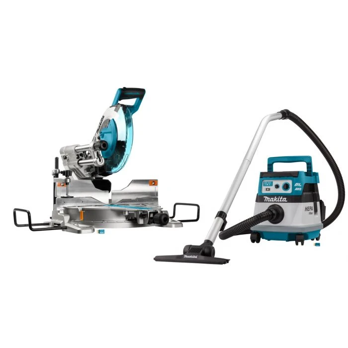 Makita DLX2386UX1 2x18 V AWS Combiset Voor Afkorten (260mm) En Stofzuigen 2 Makita DLX2386UX1 2x18 V AWS Combiset Voor Afkorten (260mm) En Stofzuigen - Afbeelding 2