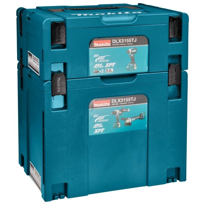 Makita DLX3155TJ 18 V Combiset Boren, (slag)schroeven En Slijpen 2 Makita DLX3155TJ 18 V Combiset Boren, (slag)schroeven En Slijpen - Afbeelding 2