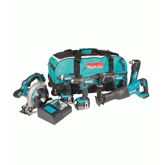 Makita DLX6038T 18 V Combiset Voor Divers Zaag-, Boor- En (slag)schroefwerk 6 Makita DLX6038T 18 V Combiset Voor Divers Zaag-, Boor- En (slag)schroefwerk - Afbeelding 6