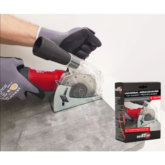Makita DUSTOP Universele Stofafzuigkap 115/125mm 1 Makita DUSTOP Universele Stofafzuigkap 115/125mm