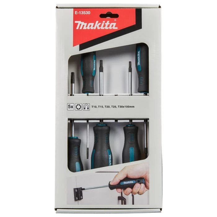 Makita E-13530 Schroevendraaierset 5-delig Torx 10 Makita E-13530 Schroevendraaierset 5-delig Torx - Afbeelding 10