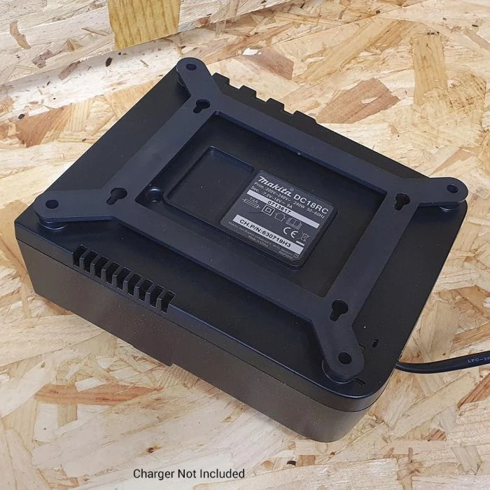 StealthMounts Opladerhouder Voor Makita 18V LXT Snellader DC18RC - Zwart - 2-pack 5 StealthMounts Opladerhouder Voor Makita 18V LXT Snellader DC18RC - Zwart - 2-pack - Afbeelding 5