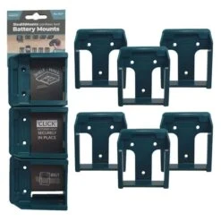 Stealth Mount Accuhouder Voor Makita 40V XGT, 6-pack Blauw